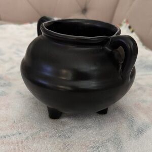ROBINSON RANSBOTTOM CO. R.R.P. 3 LEGGED BLACK CAULDRON POTTERY
